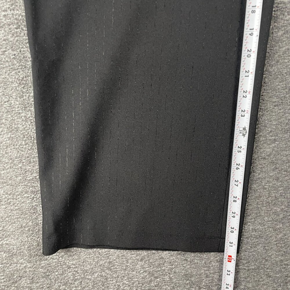 7 For All Mankind 7FAM Pants Womens Size M Wide Leg Striped Work Office Capsule - Picture 5 of 13